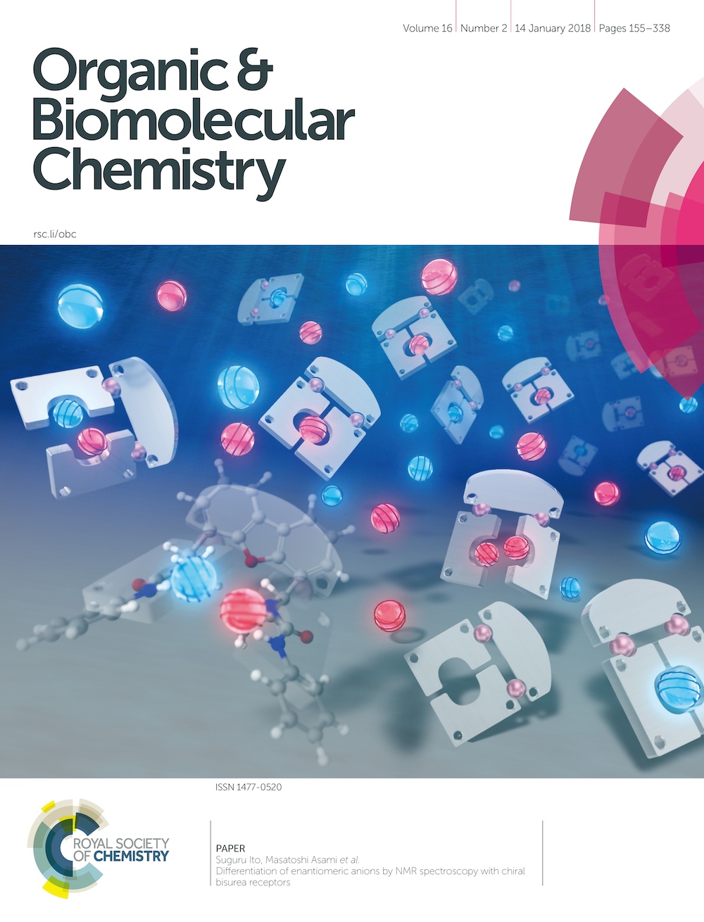Org. Biomol. Chem. 2018 Cover