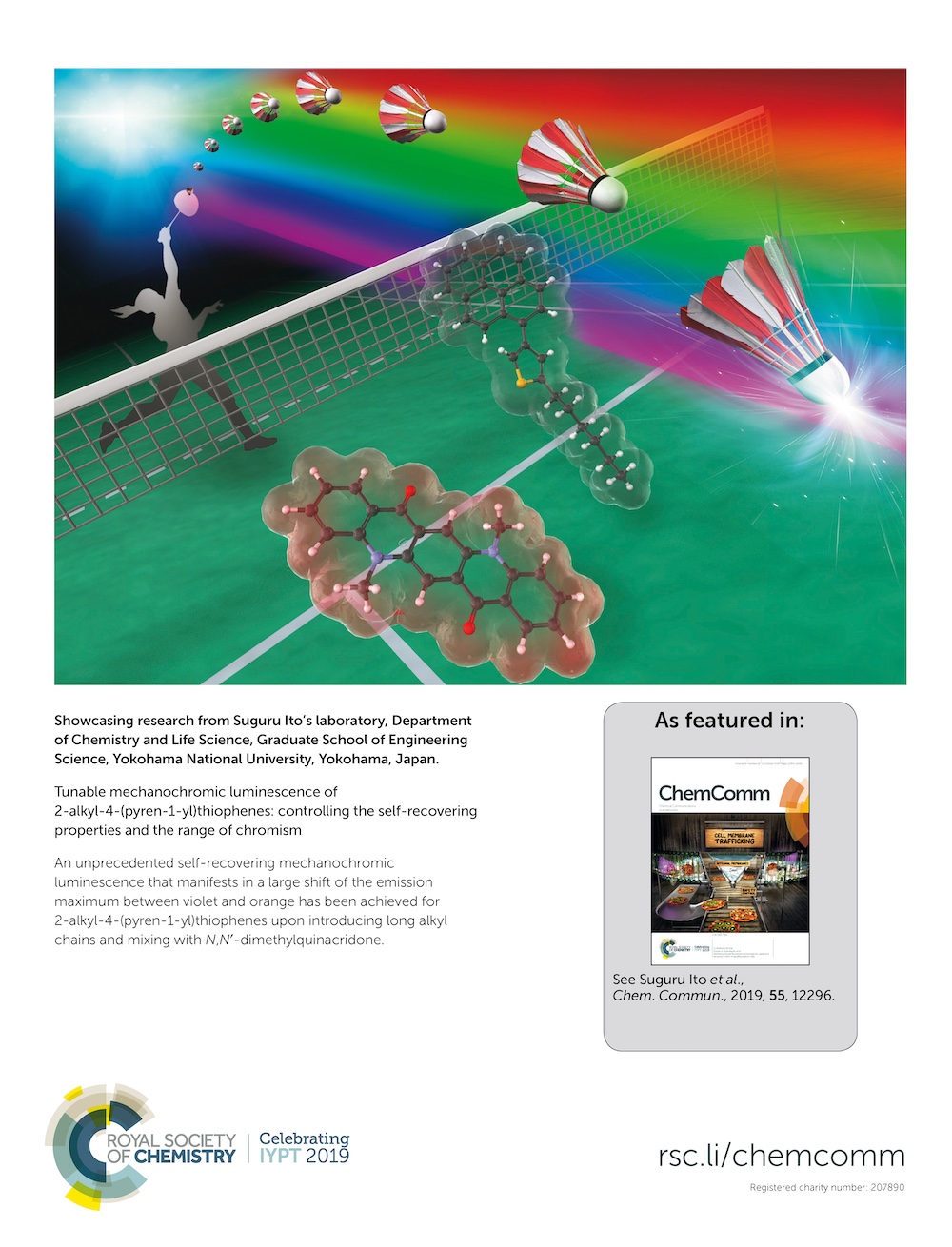 Chem. Commun. 2019 Back Cover