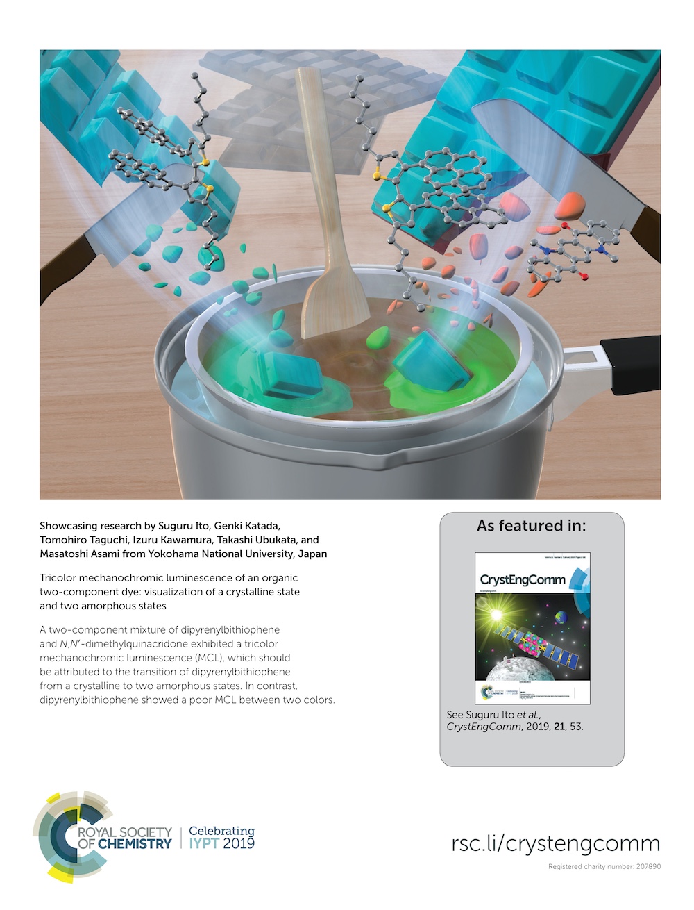 CrystEngComm 2019 Back Cover