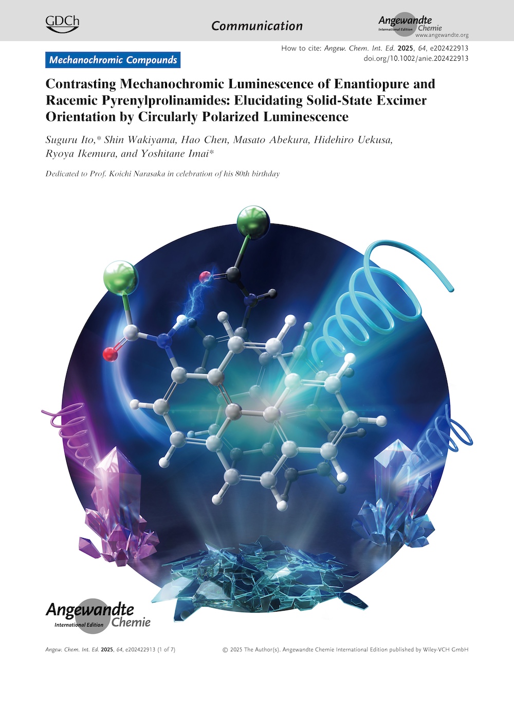 Angew. Chem. Int. Ed. 2025 Frontispiece